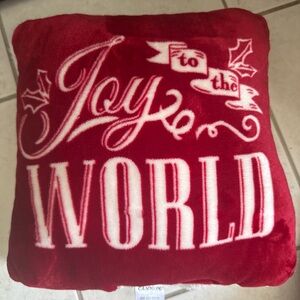 Canon Holiday Red and White Pillow